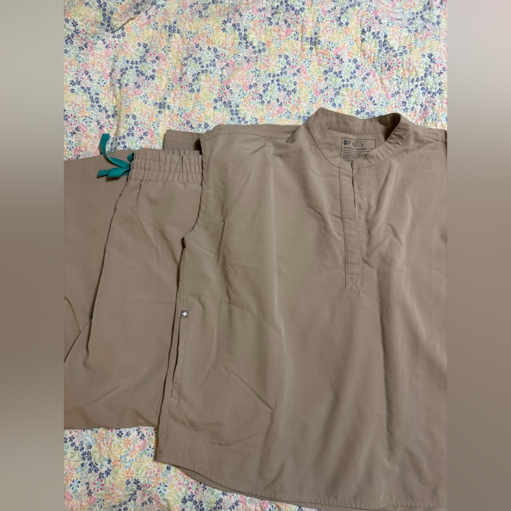 Figs Scrub Set Tan XL/XL P